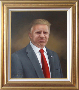 mikeface trump painting
